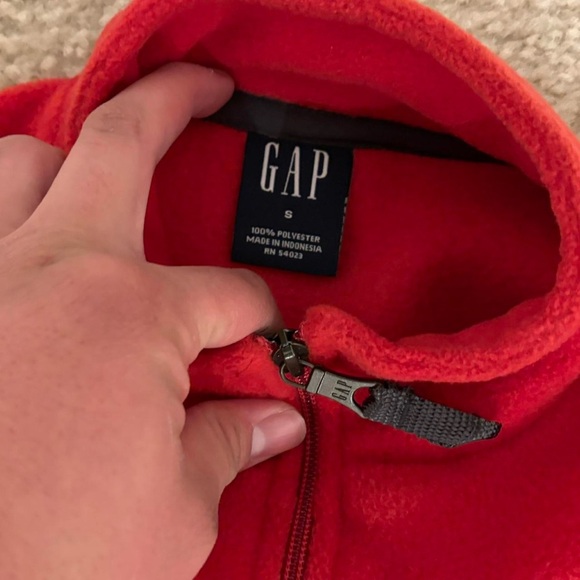Y2K Gap Retro Quarter Zip Fleece Sweater NWOT - Picture 3 of 3